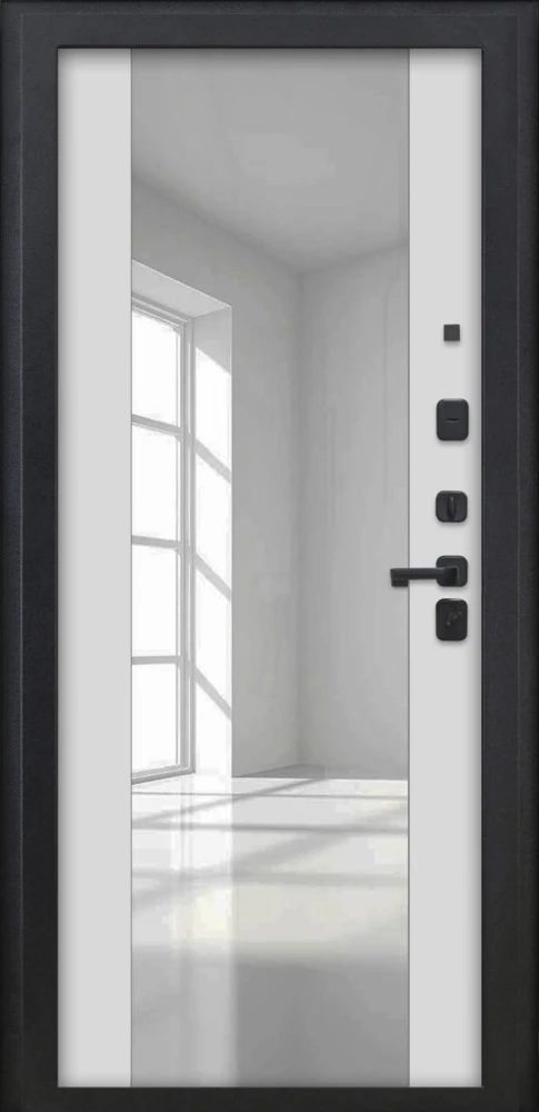 Входная дверь ДвериПРО Модель Л-46 ФЛЗ -1 Белый матовый DPRO222492 внутренняя сторона